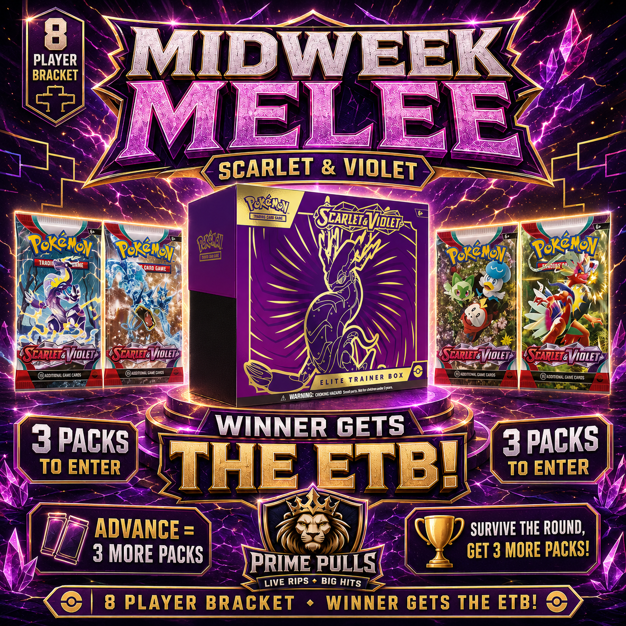 Midweek Melee: Scarlet and Violet (8 Spots)