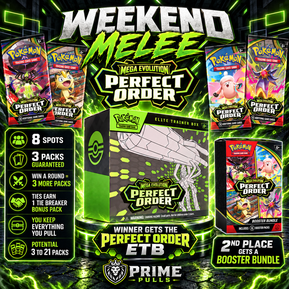 Weekend Melee: Perfect Order Bracket (8 Spots) September 26th 9pm Central