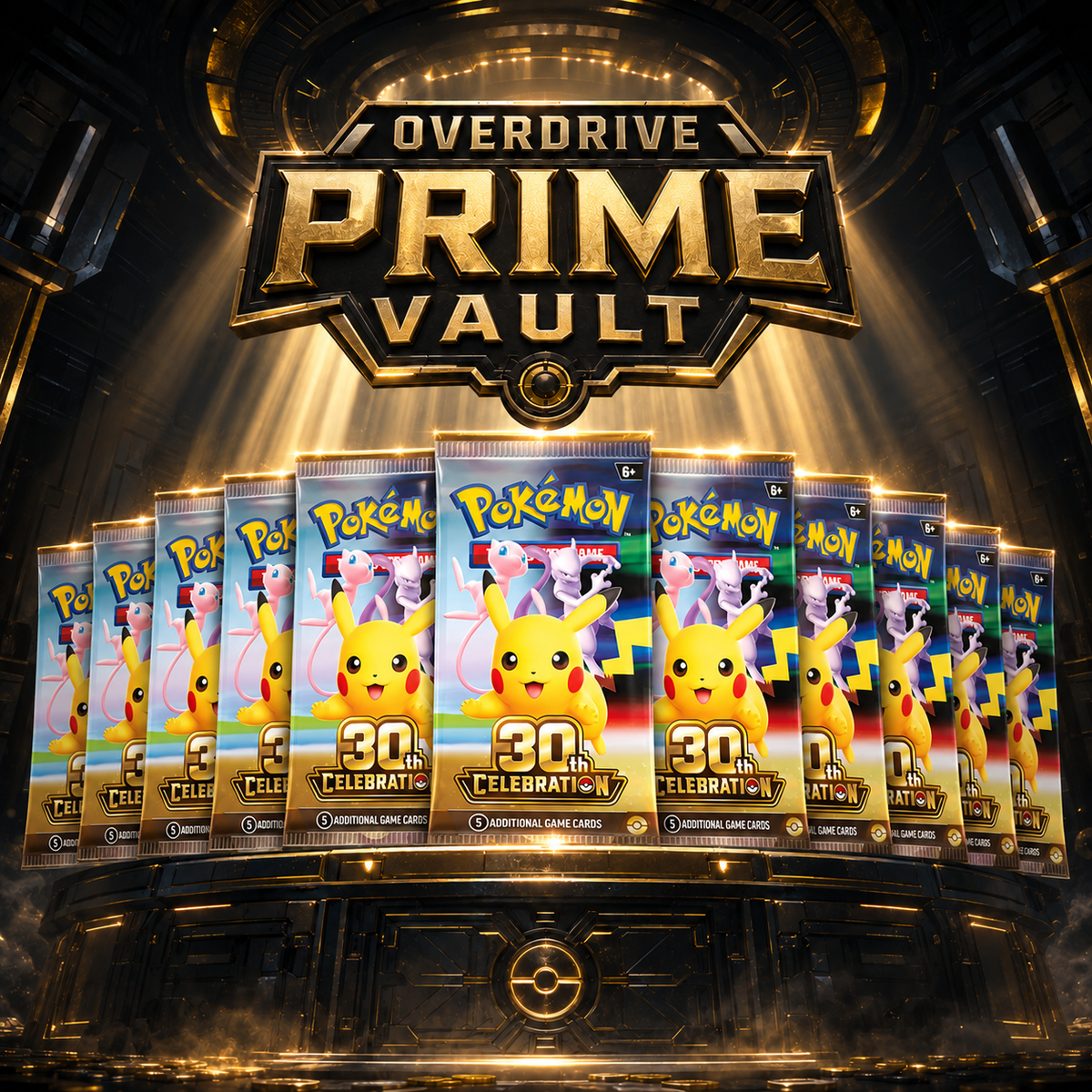 Overdrive Pokémon 30th Anniversary Prime Vault