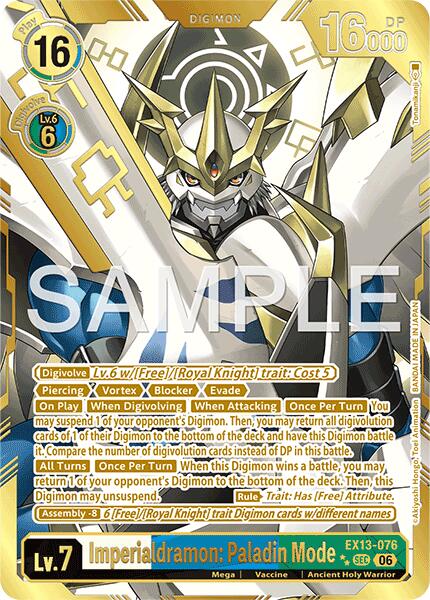 Digimon - Chivalrous XIII EX-13 Booster Pack
