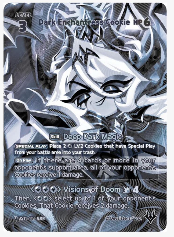 Cookie Run - The Dark Enchantress War Booster Pack - BS10-BS11